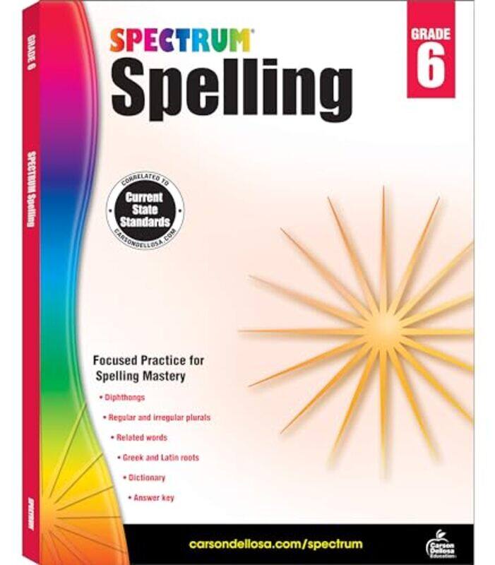 

Spelling Gr6 By Spectrum - Paperback