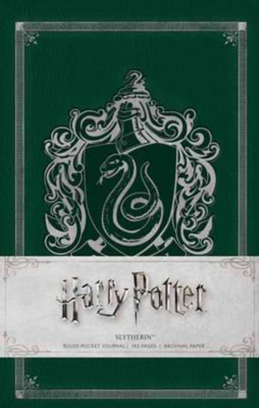 Harry Potter: Slytherin Ruled Pocket Journal, Hardcover Book, By: Warner Bros. Consumer Products Inc.