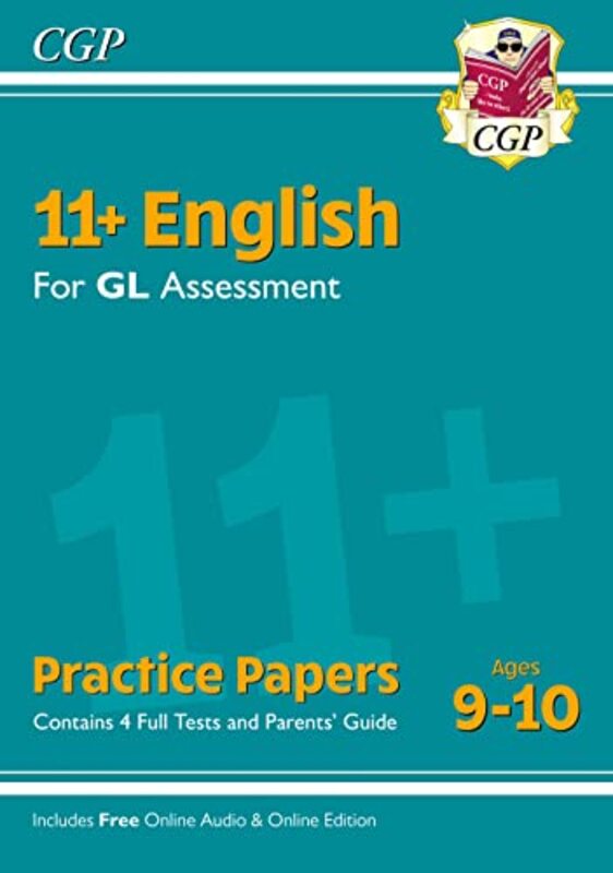 11+ GL English Practice Papers Ages 910 with Parents Guide & Online Edition Paperback by CGP Books - CGP Books