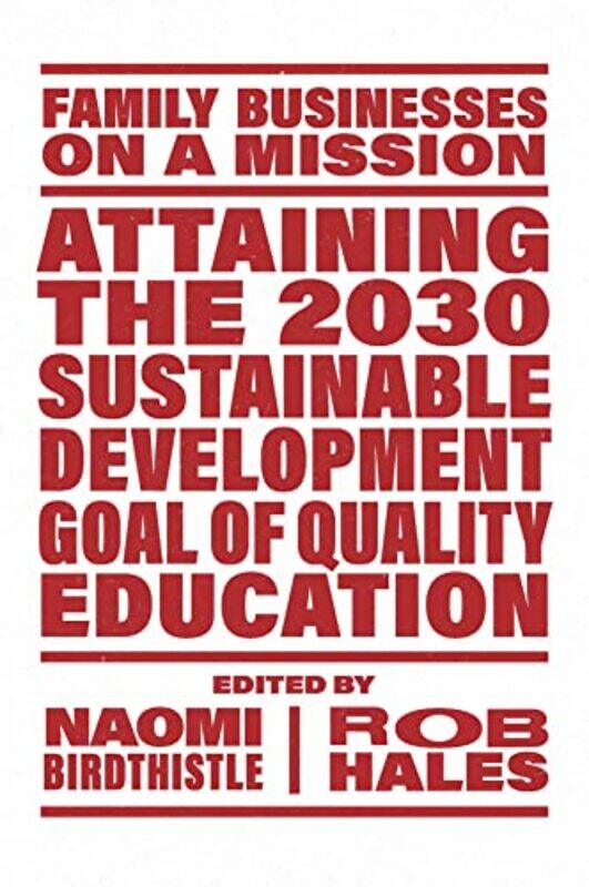 

Attaining the 2030 Sustainable Development Goal of Quality Education by Naomi Griffith University, Australia BirdthistleRob Griffith University, Austr