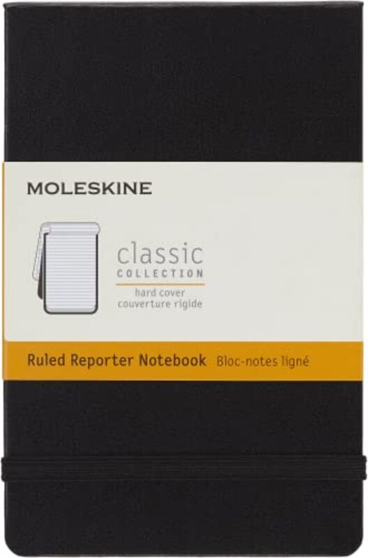 Pocket Reporter Ruled Notebook Black by Moleskine..Paperback