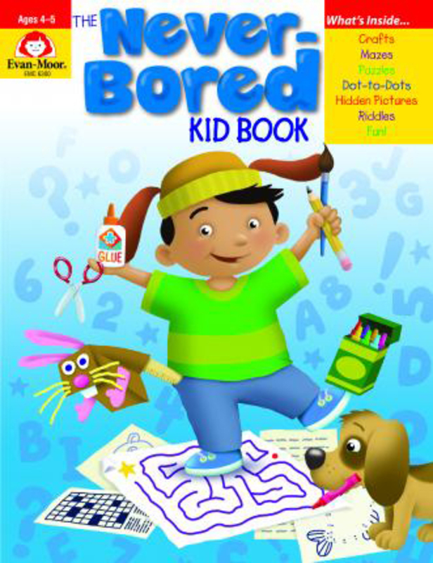 The Never-Bored Kid Book, Paperback Book, By: Evan-Moor Educational Publishers