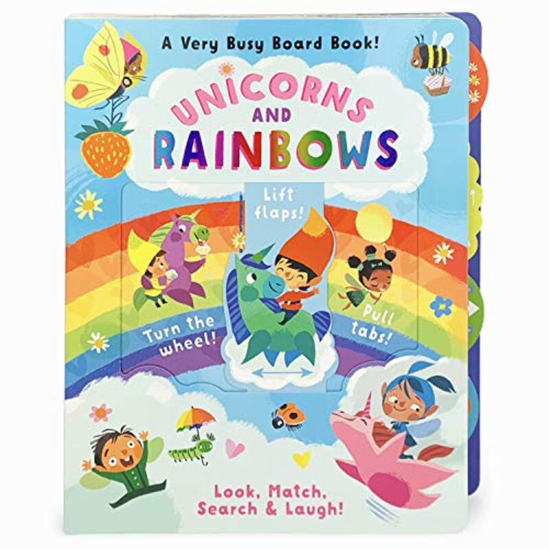 

Unicorns and Rainbows: A Very Busy Board Book!