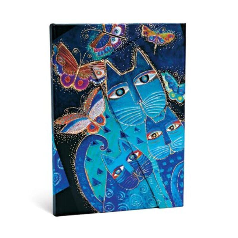 

Blue Cats & Butterflies Lined Hardcover Journal by Luciana C Virginia Commonwealth University US de Oliveira-Hardcover