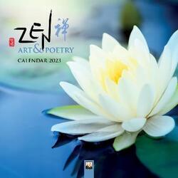 Zen Art & Poetry Wall Calendar 2023 .paperback,By :Flame Tree Studio