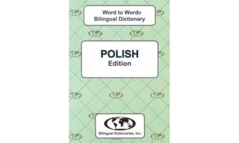 

EnglishPolish & PolishEnglish WordtoWord Dictionary by Sebastian SobeckiMichelle Karnes-Paperback