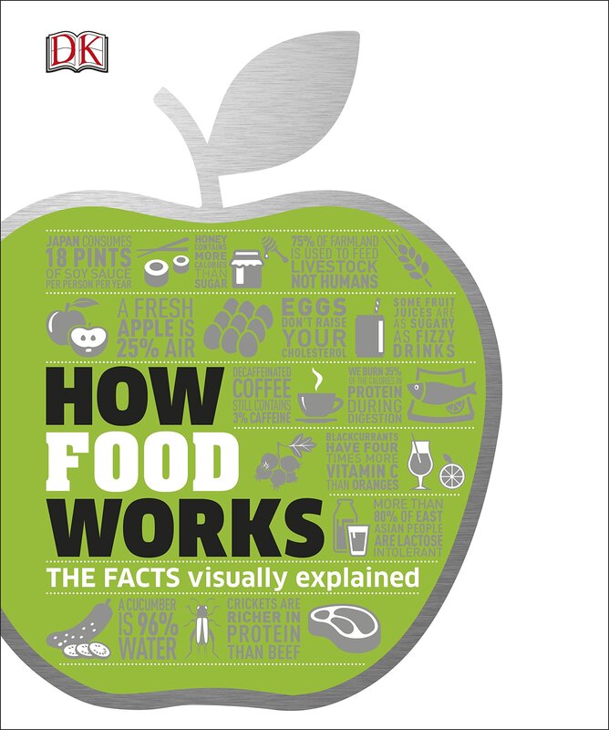 كيف يعمل الطعام: شرح الحقائق بصريًا ، كتاب بغلاف مقوى ، بقلم: دي كيه