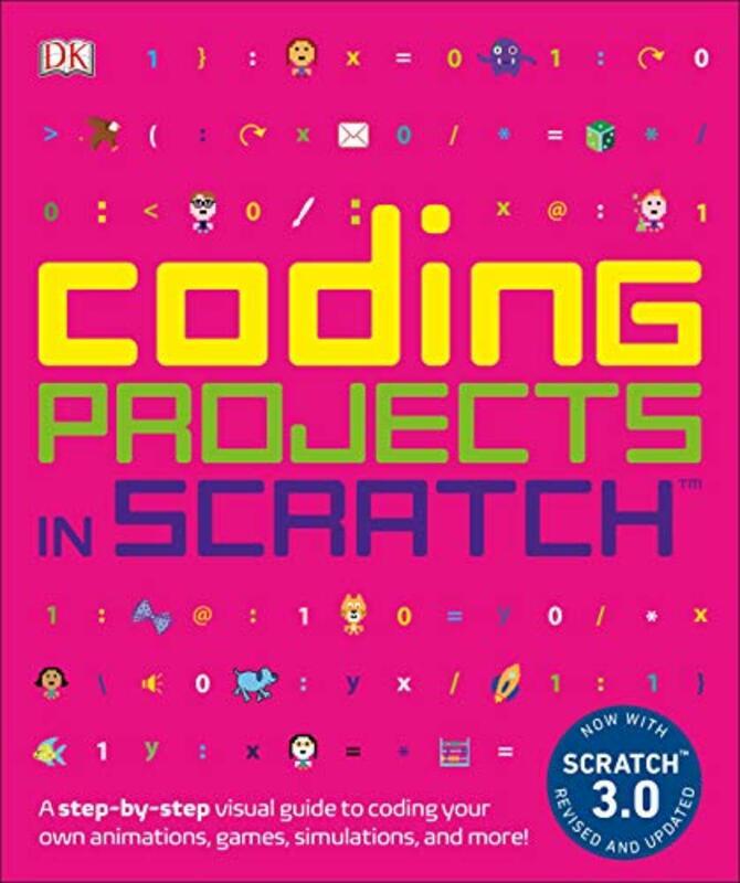 Coding Projects in Scratch: A Step-By-Step Visual Guide to Coding Your Own Animations, Games, Simula,Paperback,By:Woodcock, Jon