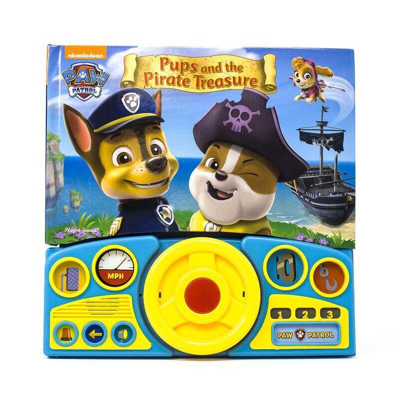 

PAW Patrol - Pups & the Pirate Treasure Steering Wheel Book, Hardcover Book, By: PI Kids