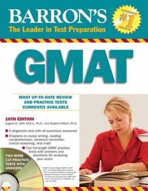 

Barron's GMAT with CD-ROM.paperback,By :Eugene D. Jaffe M.B.A.