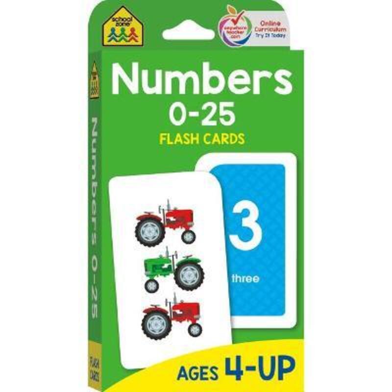 

Numbers 0-25 Flash Cards.paperback,By :School Zone Publishing