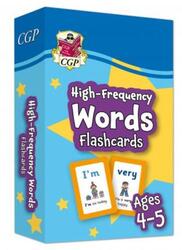 New High-Frequency Words Flashcards for Ages 4-5: perfect for back-to-school practice ,Paperback By Books, CGP - Books, CGP