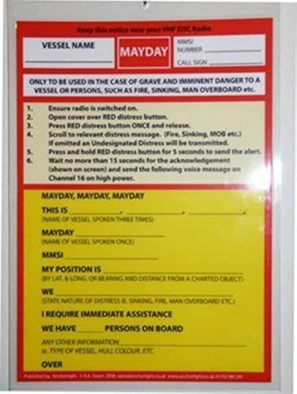 

Vhf Dsc Mayday Procedure Card By Dearn Robert - Paperback