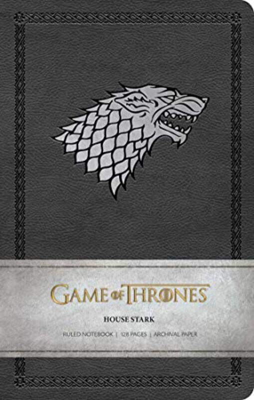 

Game of Thrones: House Stark Ruled Notebook, Paperback Book, By: Insight Editions