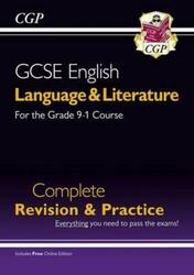 Grade 9-1 GCSE English Language and Literature Complete Revision & Practice (with Online Edn).paperback,By :CGP Books - CGP Books