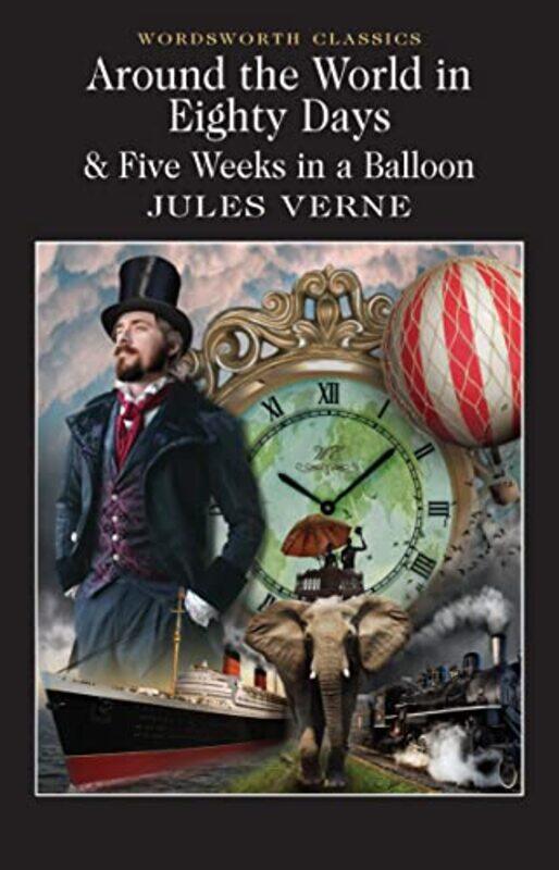 

Around the World in 80 Days Five Weeks in a Balloon by Jules VerneDr Keith University of Kent at Canterbury Carabine-Paperback