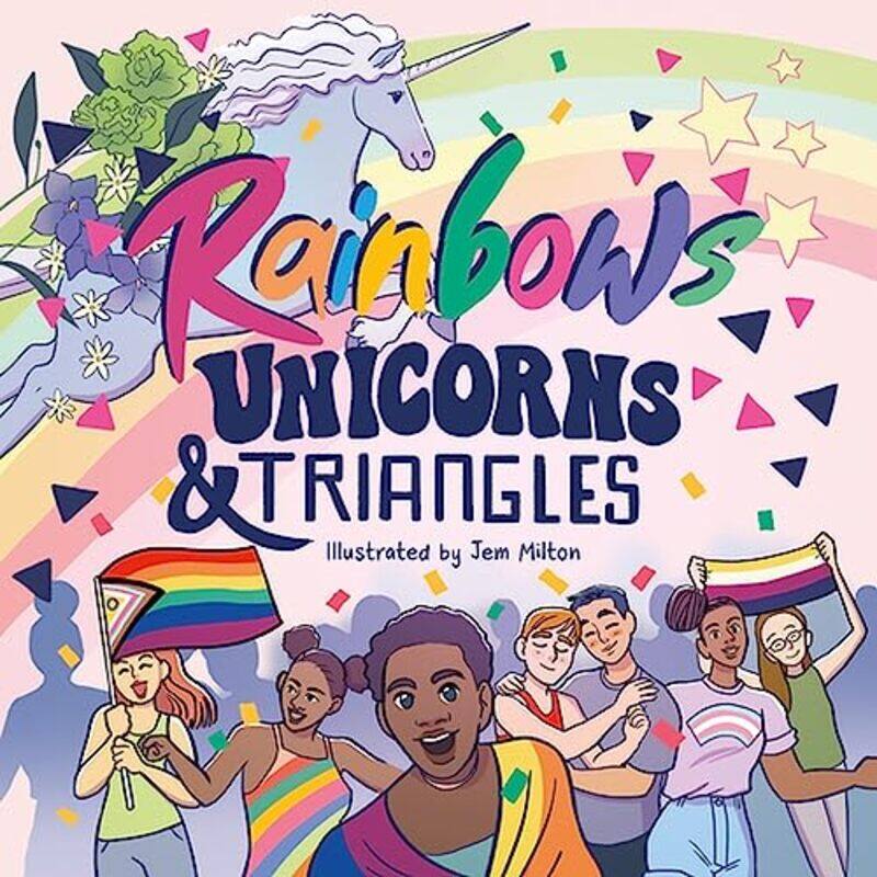 

Rainbows Unicorns and Triangles by Jessica Kingsley Publishers-Hardcover