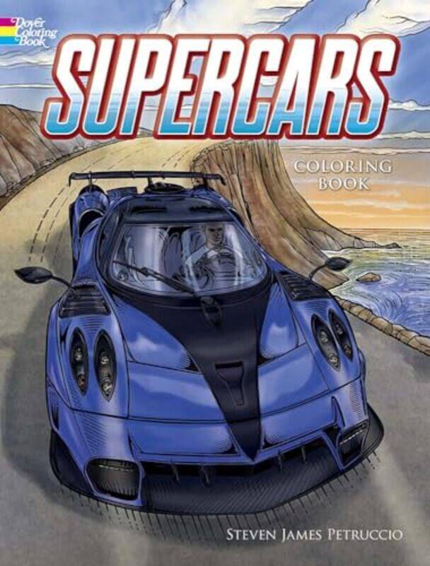 

Supercars Coloring Book by Steven James Petruccio-Paperback