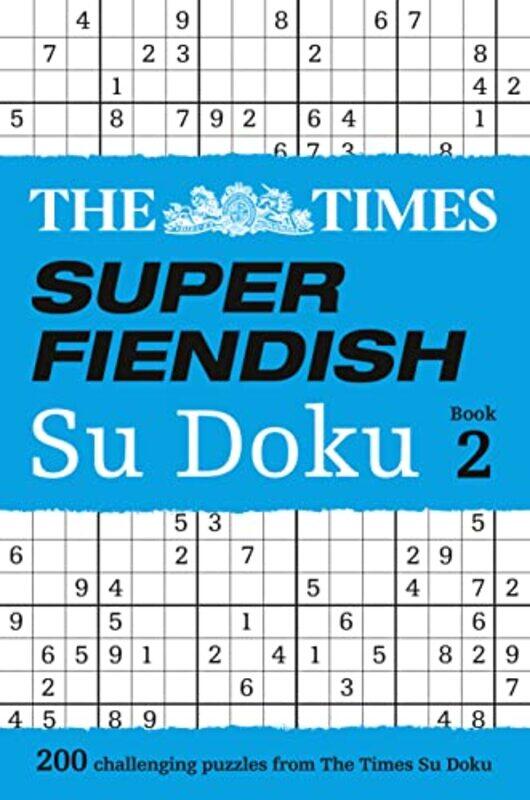 

The Times Super Fiendish Su Doku Book 2 by Brian Wood-Paperback