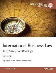 International Business Law: International Edition,Paperback by Mayer, Don - August, Ray - Bixby, Michael