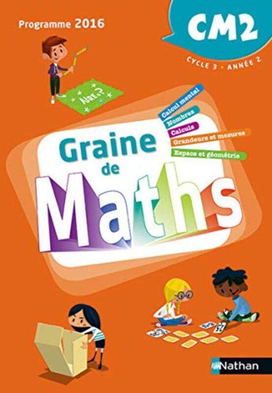 

GRAINE DE MATHS MANUEL CM2 2017 by DELAVILLE/FRION - Paperback