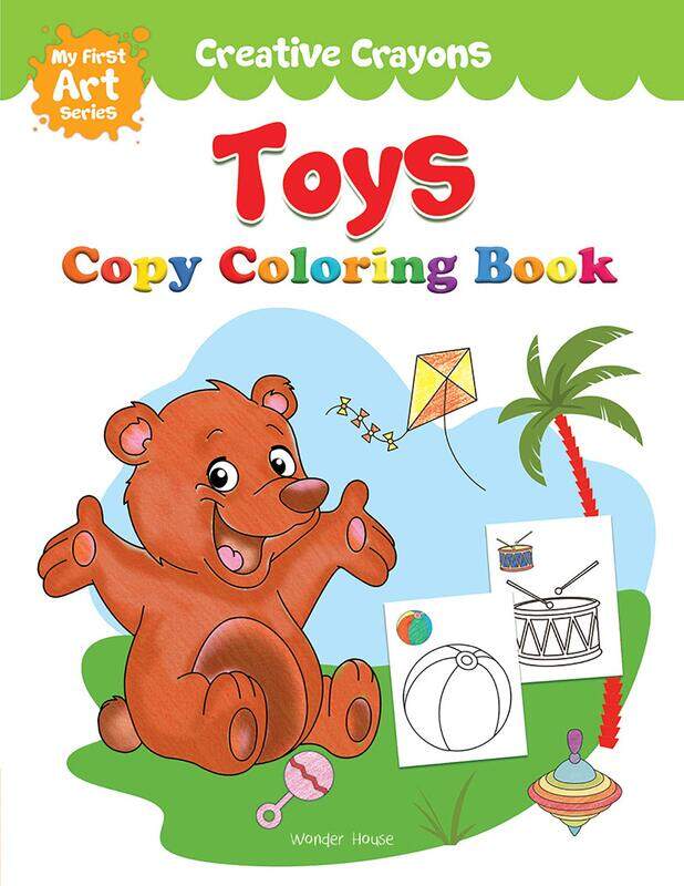 

Colouring Book of Toys: Creative Crayons Series - Crayon Copy Colour Books, Paperback Book, By: Wonder House Books