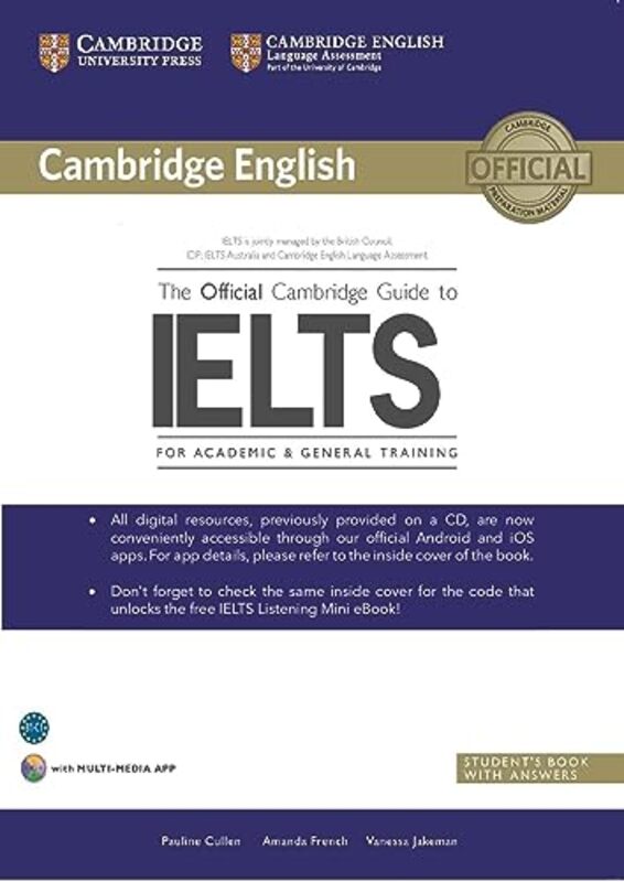 The Official Cambridge Guide To Ielts South Asia With Free Audio Ebook & Video Access by Pauline Cullen Paperback