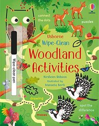 WipeClean Woodland Activities by Kirsteen RobsonManuela Berti-Paperback