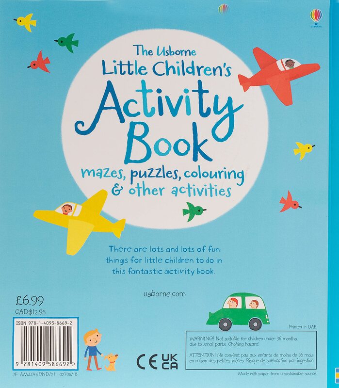 The Usborne Little Children's Activity Book: Mazes, Puzzles and Colouring, Paperback Book, By: James Maclaine