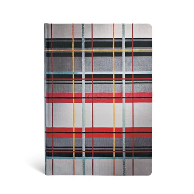 Kensington Mad for Plaid Midi Unlined Hardcover Journal Elastic Band Closure by Zoe ThomasTimes Books-Hardcover