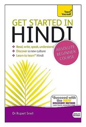 Get Started in Hindi Absolute Beginner Course: Book and audio support Paperback by Snell, Rupert