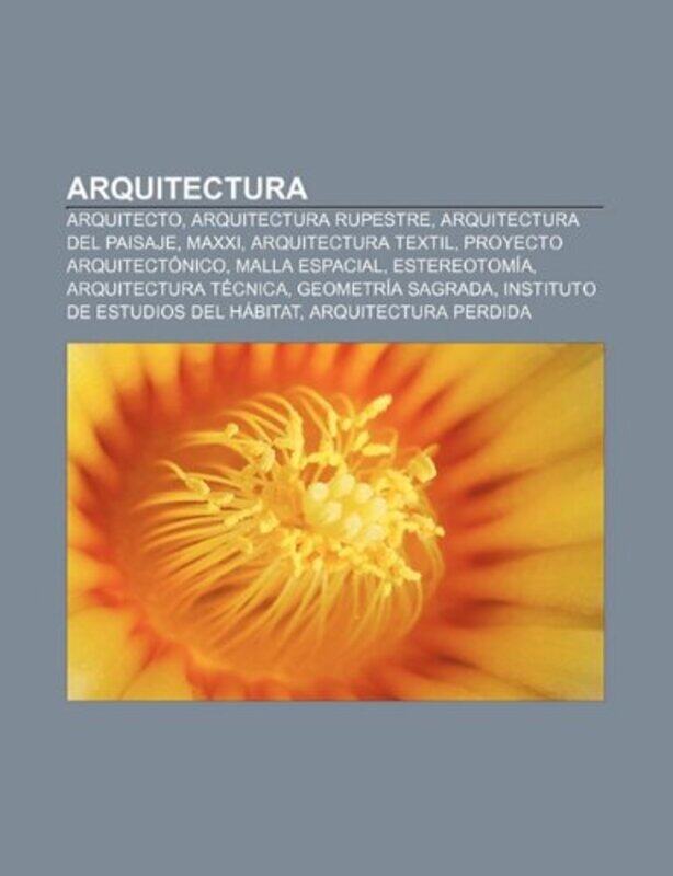 

Arquitectura by Fuente Wikipedia-Paperback