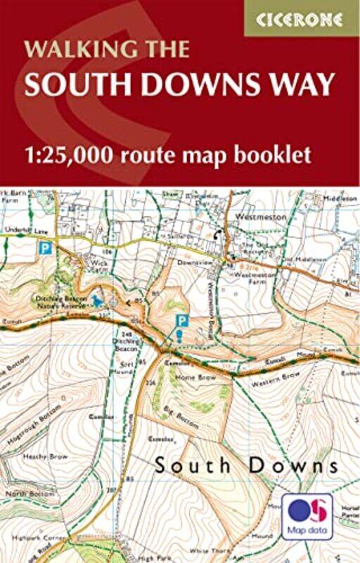 

The South Downs Way Map Booklet by Kev Reynolds-Paperback