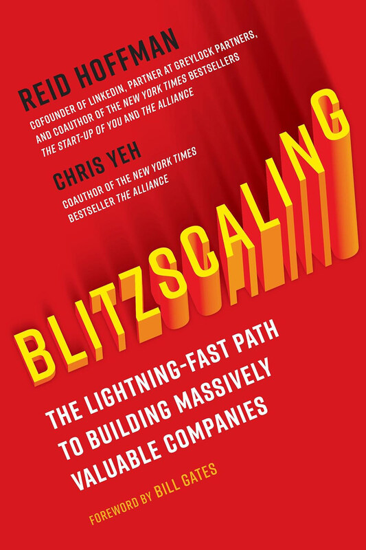 

Blitz scaling: The Lightning-Fast Path To Building Massively Valuable Companies, Hardcover Book, By: Reid Hoffman, Chris Yeh