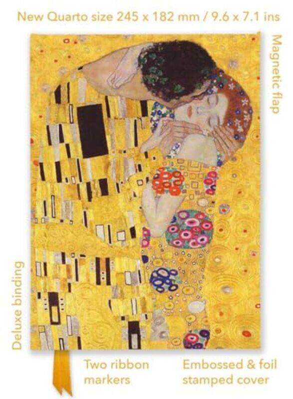 

Gustav Klimt: The Kiss (Foiled Quarto Journal) by -Other Book Format