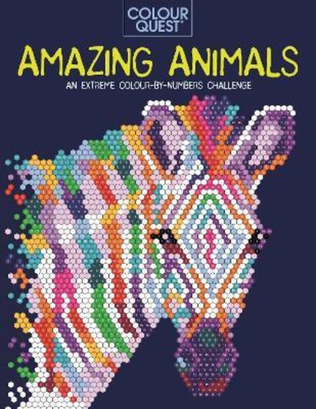 Colour Quest (R): Amazing Animals: An Extreme Colour by Numbers Challenge.paperback,By :Farnsworth, Lauren