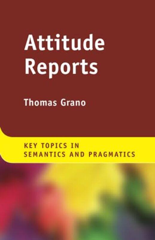 

Attitude Reports by John T AlmarodeDouglas FisherJoseph AssofSara Delano MooreJohn HattieNancy Frey-Paperback