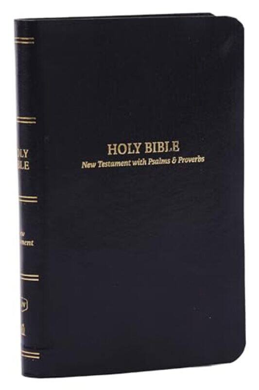 

Kjv Holy Bible Pocket New Testament With Psalms And Proverbs, Black Leatherflex, Red Letter, Comfor By Nelson, Thomas - Paperback