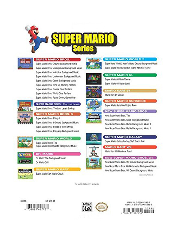 Super Mario Series for Piano: Intermediate/Advanced Piano Solos, Paperback Book, By: Koji Kondo, Shiho Fujii, Asuka Ohta, Soyo Oka, Kenta Nagata