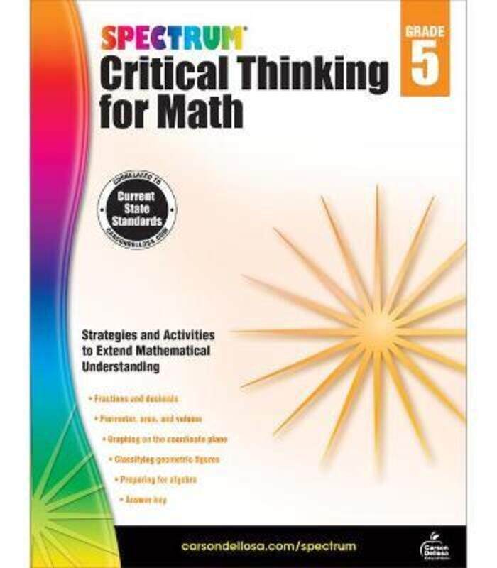 

Spectrum Critical Thinking for Math, Grade 5