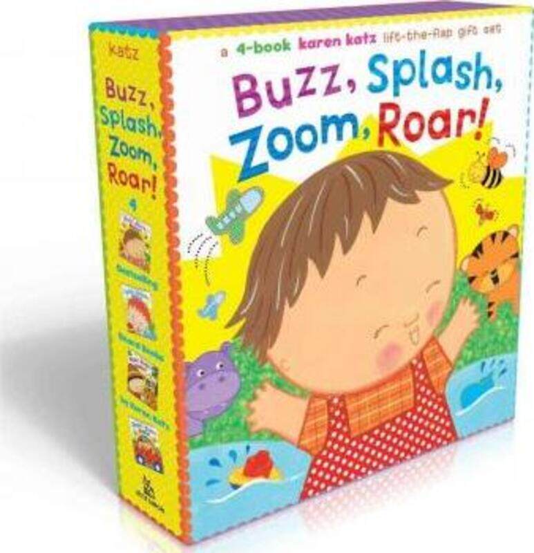 

Buzz, Splash, Zoom, Roar!: 4-Book Karen Katz Lift-The-Flap Gift Set: Buzz, Buzz, Baby!; Splish, Spla.paperback,By :Katz, Karen - Katz, Karen