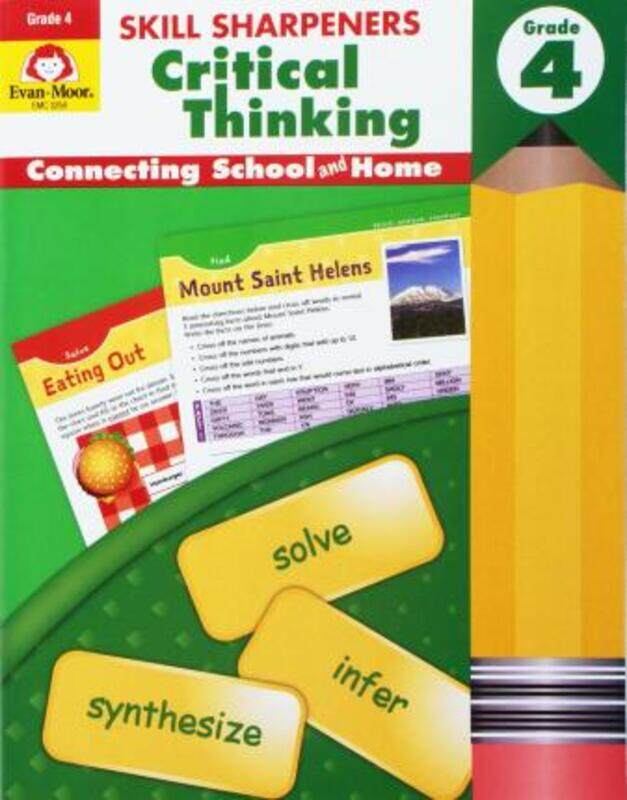 

Skill Sharpeners Critical Thinking, Grade 4,Paperback,ByEvan-Moor Educational Publishers