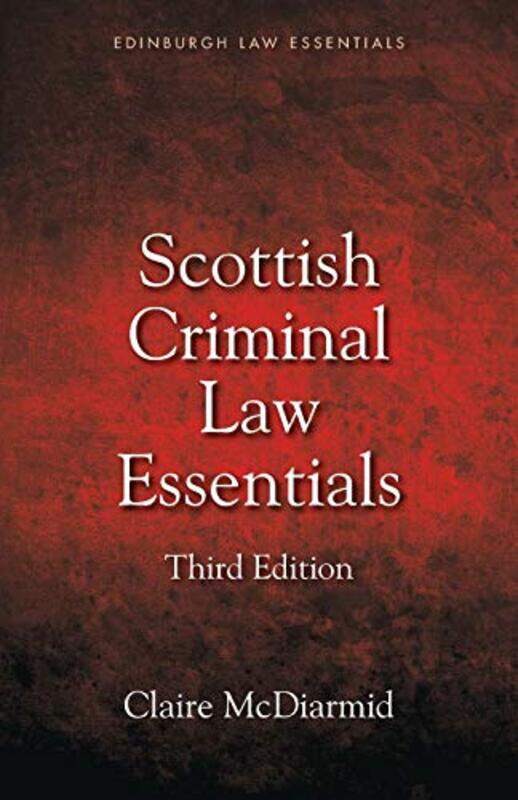 

Scottish Criminal Law Essentials by Claire McDiarmid-Paperback