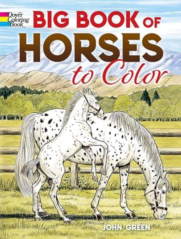 

Big Book of Horses to Color by John Green-Paperback