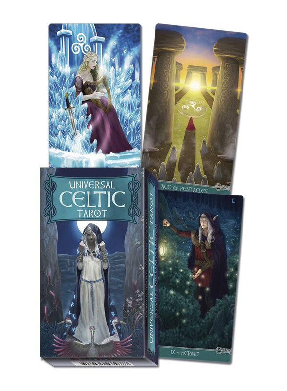 

Universal Celtic Tarot, Mixed Media: Card Deck & Book, By: Floreana Nativo, Cristina Scagliotti