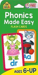 School Zone Phonics Made Easy Flash Cards Paperback by Zone, School