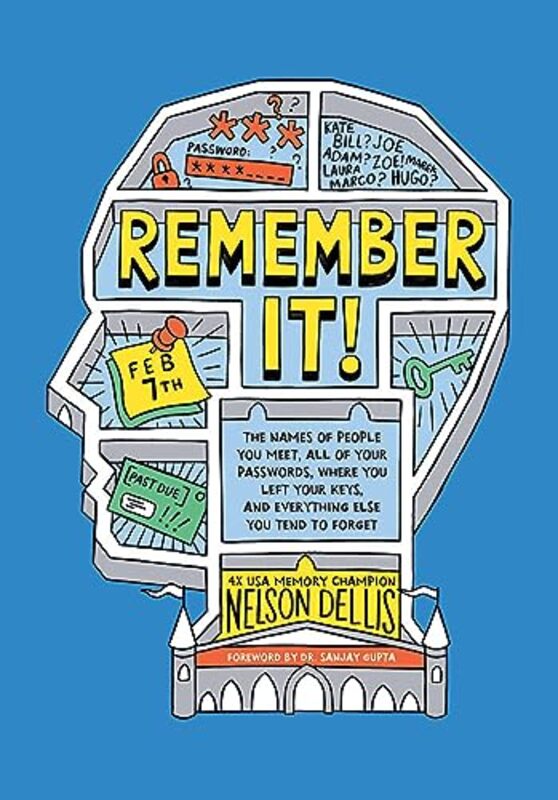 

Remember It The Names Of People You Meet All Of Your Passwords Where You Left Your Keys And Ev By Dellis, Nelson - Hayes, Adam -Paperback