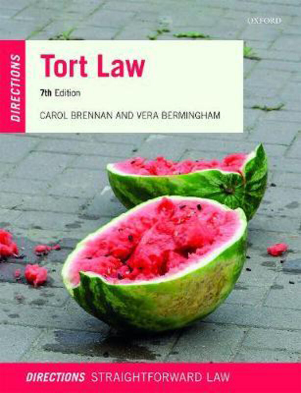 

Tort Law Directions, Paperback Book, By: Carol Brennan