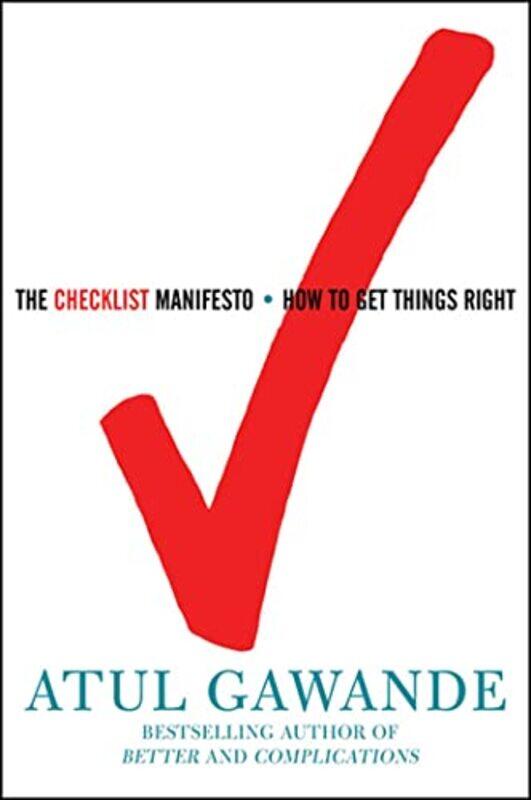 

Checklist Manifesto By Gawande Atul - Hardcover