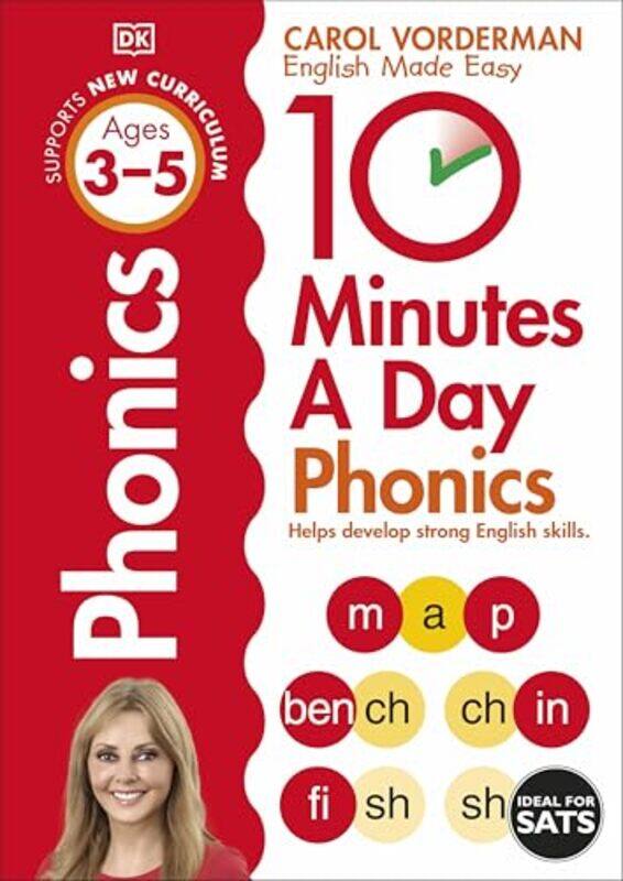 

10 Minutes A Day Phonics Ages 35 Preschool by Jonathan MA -Paperback